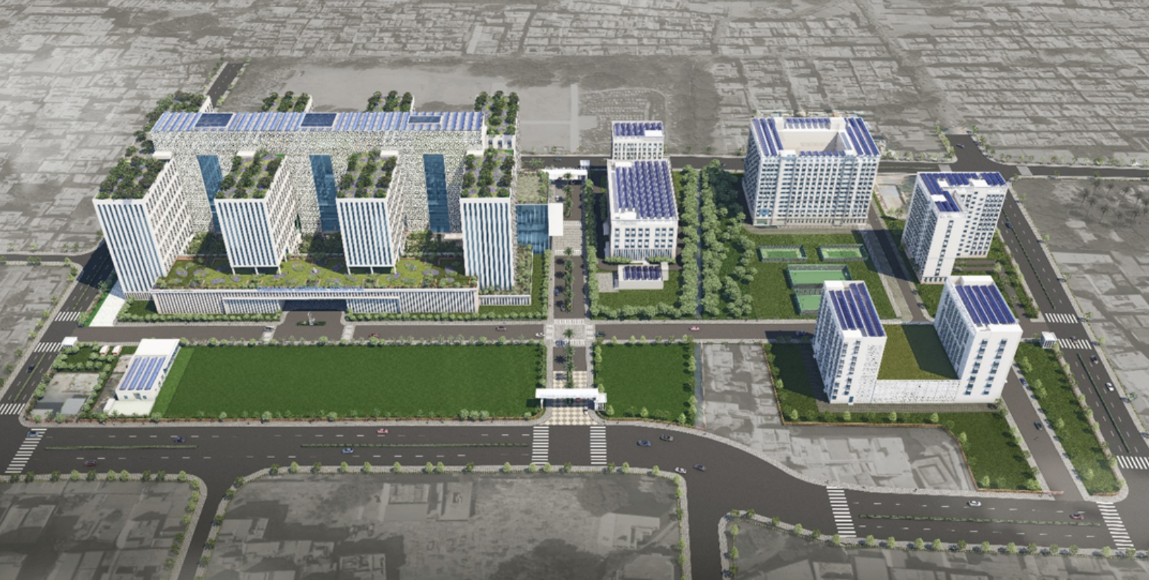 OSMANIA NEW GENERAL HOSPITAL AT HYDERABAD
